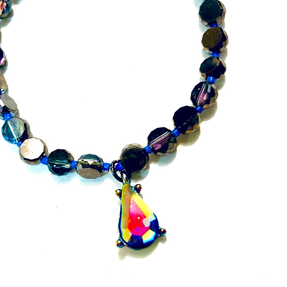 Sparkling Borealis Drop Artisan Bracelet